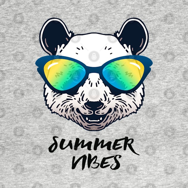 Summer Vibes Panda by Mutinyintl